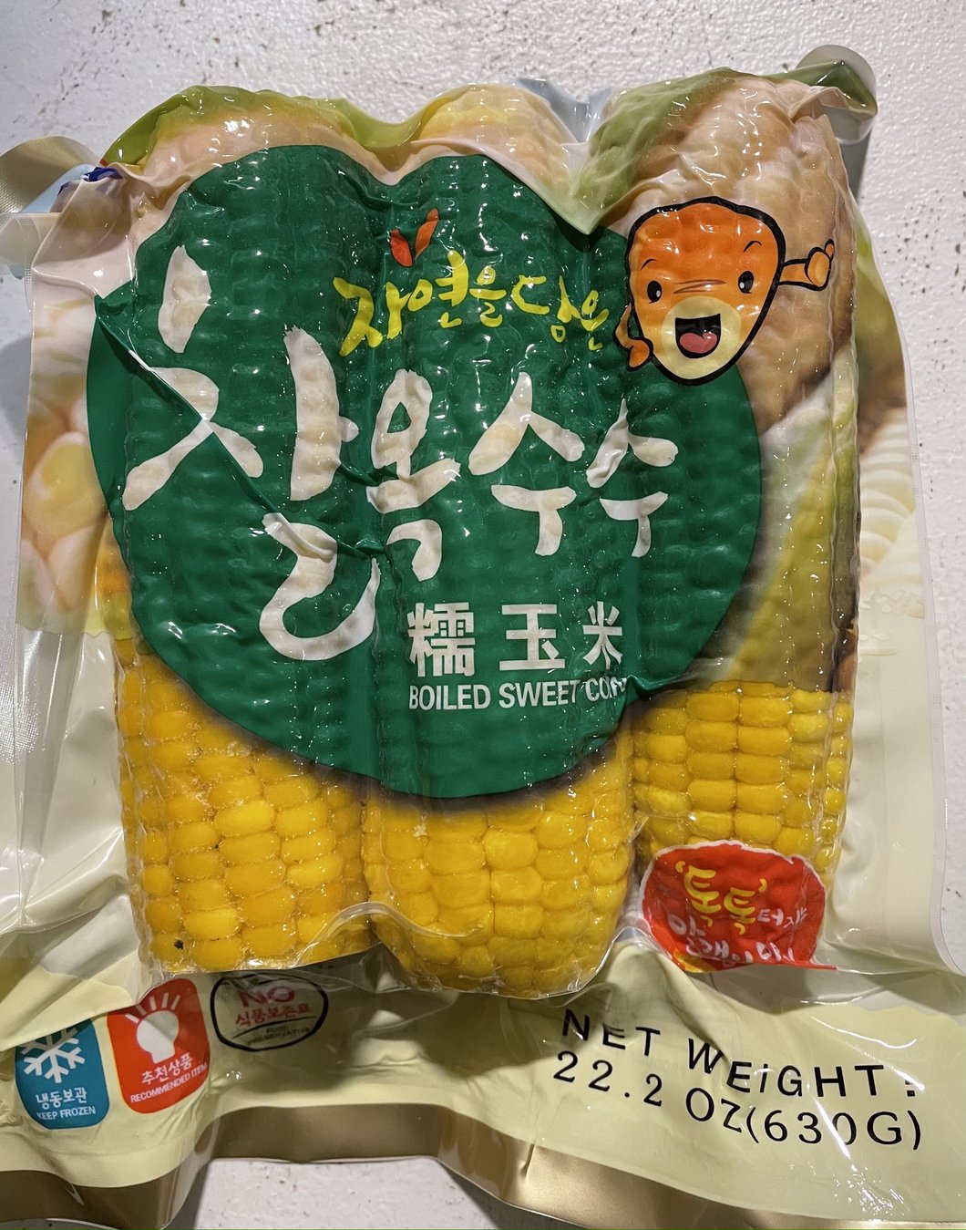 COILED SWEET CORN 24 X 630G 秀牌 黄糯玉米